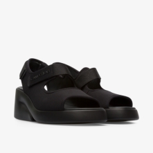 Camper Kaah Sandals Black - Womens Singapore ALUWSN-993